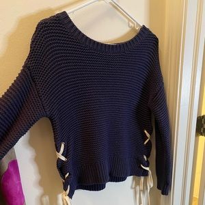Navy blue Abercrombie sweater. Only worn a handful of times!